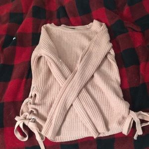 Winter knitted sweater shirt.